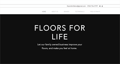 Desktop Screenshot of floorsforlifeinc.com